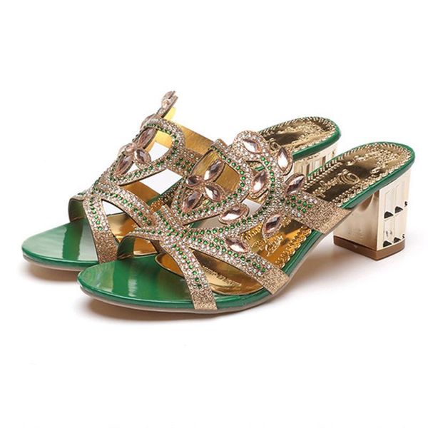 slippers summer women's big rhinestones slides fashion thick high heels gladiator sandals beach flip flops shoes woman, Black
slippers summer women's big rhinestones slides fashion thick high heels gladiator sandals beach flip flops shoes woman, Black