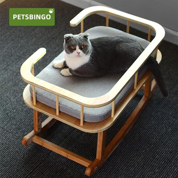 cat beds & furniture petsbingo bed solid wood kitten shaker durable kitty rocking chair spine protection cats nest detachable for 4.5kg pet
cat beds & furniture petsbingo bed solid wood kitten shaker durable kitty rocking chair spine protection cats nest detachable for 4.5kg pet