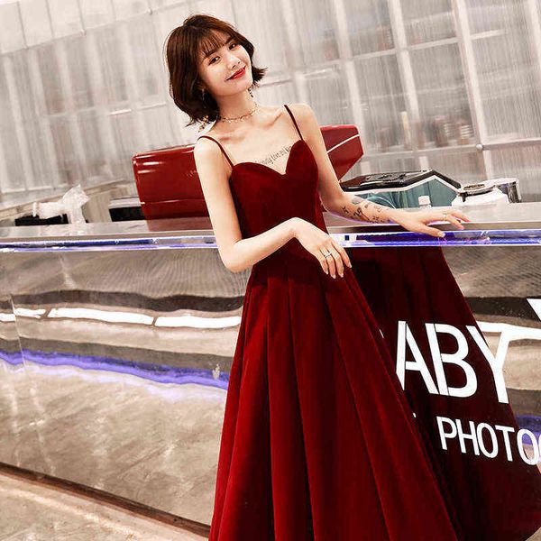 prom luxury boutique occasion dresses bridal toast 2021 modern slim long red suspender evening female, Black
prom luxury boutique occasion dresses bridal toast 2021 modern slim long red suspender evening female, Black