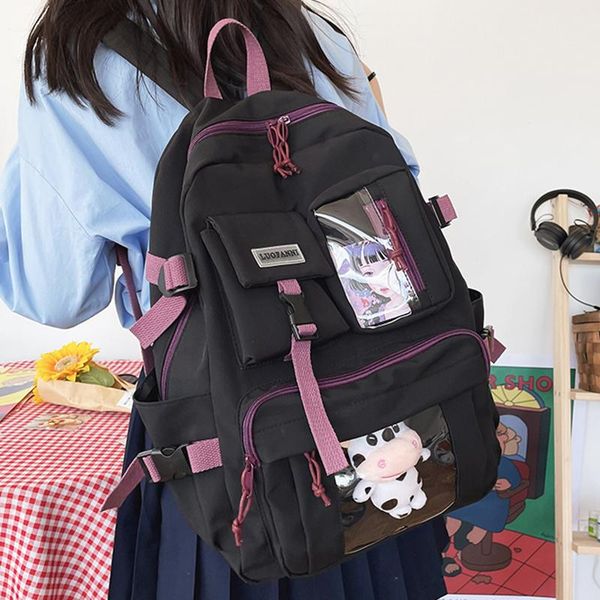 backpack 2021 fashion nylon schoolbags school for girl teenagers casual children travel bags rucksack cute milk cow
backpack 2021 fashion nylon schoolbags school for girl teenagers casual children travel bags rucksack cute milk cow