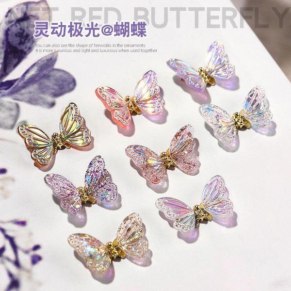 three dimensional light zircon nail ornament ice transparent aurora metal crystal butterfly drill art decorations, Silver;gold
three dimensional light zircon nail ornament ice transparent aurora metal crystal butterfly drill art decorations, Silver;gold