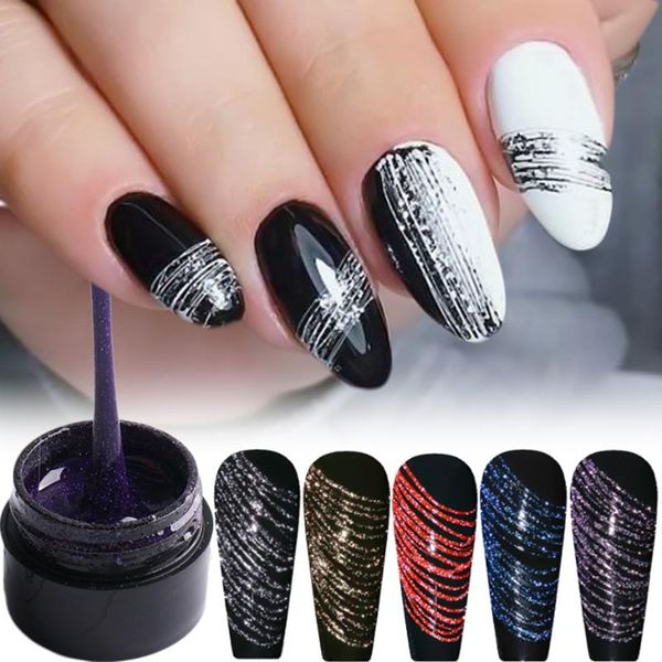 nail gel 6ml reflective glitter spider stretch drawing blast flash diamond platinum line lacquer hook design painting nl1922, Red;pink
nail gel 6ml reflective glitter spider stretch drawing blast flash diamond platinum line lacquer hook design painting nl1922, Red;pink