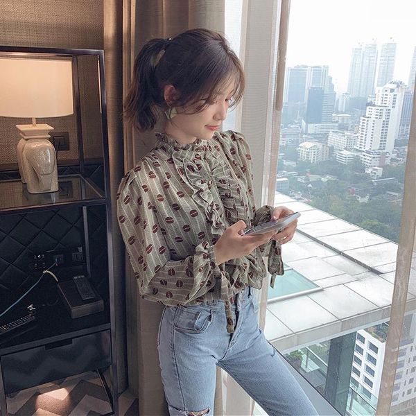 women's blouses & shirts mishow 2021 spring casual chiffon long sleeve vintage female shirt mx20a4491, White
women's blouses & shirts mishow 2021 spring casual chiffon long sleeve vintage female shirt mx20a4491, White