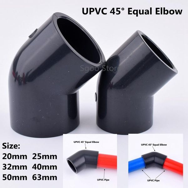 2~10pcs 20-63mm hi-quality upvc pipe 45° equal elbow connector agricultul garden irrigation aquarium fish tank adapte watering equipments
2~10pcs 20-63mm hi-quality upvc pipe 45° equal elbow connector agricultul garden irrigation aquarium fish tank adapte watering equipments