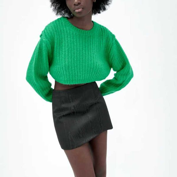 women's sweaters knitted cropped sweater long sleeve knit autumn clothes women vintage fall fashion pullover green korean, White;black
women's sweaters knitted cropped sweater long sleeve knit autumn clothes women vintage fall fashion pullover green korean, White;black