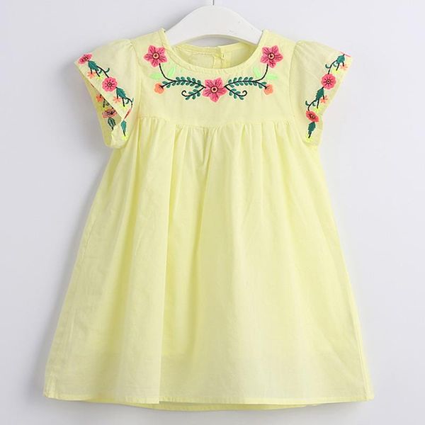 girl's dresses 2021 summer baby girls princess dress embroidered flower elegant wedding party toddler kids clothing, Red;yellow
girl's dresses 2021 summer baby girls princess dress embroidered flower elegant wedding party toddler kids clothing, Red;yellow