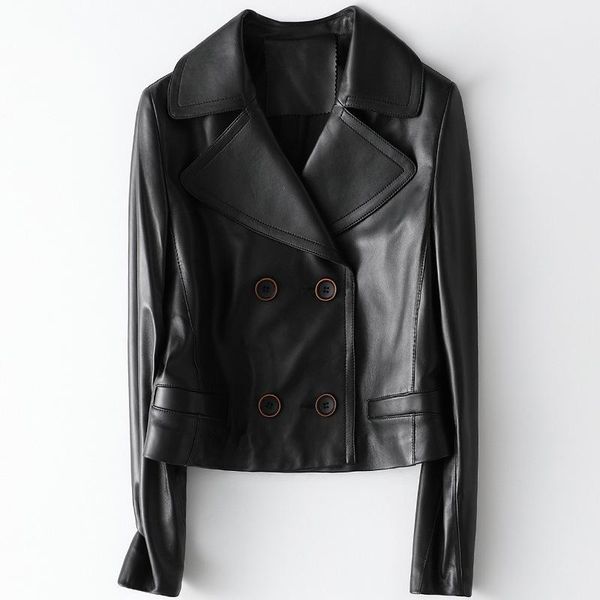 women's leather & faux 2021 black moto biker genuine jackets for autumn spring female sheepskin coat fashion cool girls
women's leather & faux 2021 black moto biker genuine jackets for autumn spring female sheepskin coat fashion cool girls