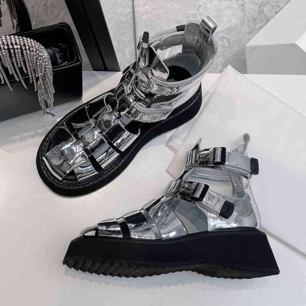 80% off shoes new summer platform hollow sandals women unique mirror synthetic material flat short boots ankle magic tape design leisure sho, Black
80% off shoes new summer platform hollow sandals women unique mirror synthetic material flat short boots ankle magic tape design leisure sho, Black