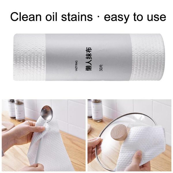cleaning cloths 50pcs/roll non-woven fabric washing cloth towels kitchen towel disposable striped practical rags wiping souring pad
cleaning cloths 50pcs/roll non-woven fabric washing cloth towels kitchen towel disposable striped practical rags wiping souring pad