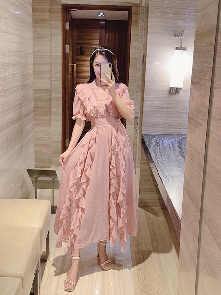 casual dresses 2021 summer runway desinger party dress women v-neck flounce chiffon slim long, Black;gray
casual dresses 2021 summer runway desinger party dress women v-neck flounce chiffon slim long, Black;gray