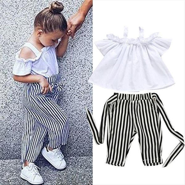 childrens girl clothes 2pcs toddler kids baby off shoulder stripe pants outfits sunsuit girls set 2 6t, White
childrens girl clothes 2pcs toddler kids baby off shoulder stripe pants outfits sunsuit girls set 2 6t, White