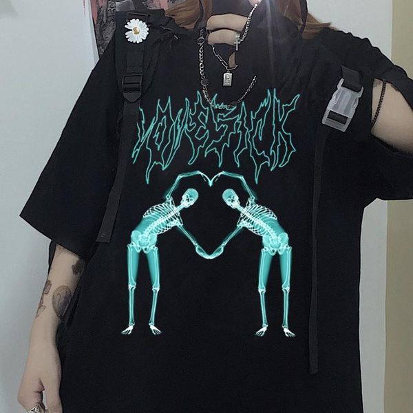 women's t-shirt gothic dark women tshirts oversize tee punk black graphic clothes kpop harajuku streetwear femme t shirt hip hop short, White
women's t-shirt gothic dark women tshirts oversize tee punk black graphic clothes kpop harajuku streetwear femme t shirt hip hop short, White