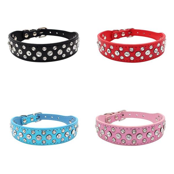 dog collars & leashes fashion multicolor pet puppy rhinestone cat leather collar s m l xl pink bling crystal
dog collars & leashes fashion multicolor pet puppy rhinestone cat leather collar s m l xl pink bling crystal