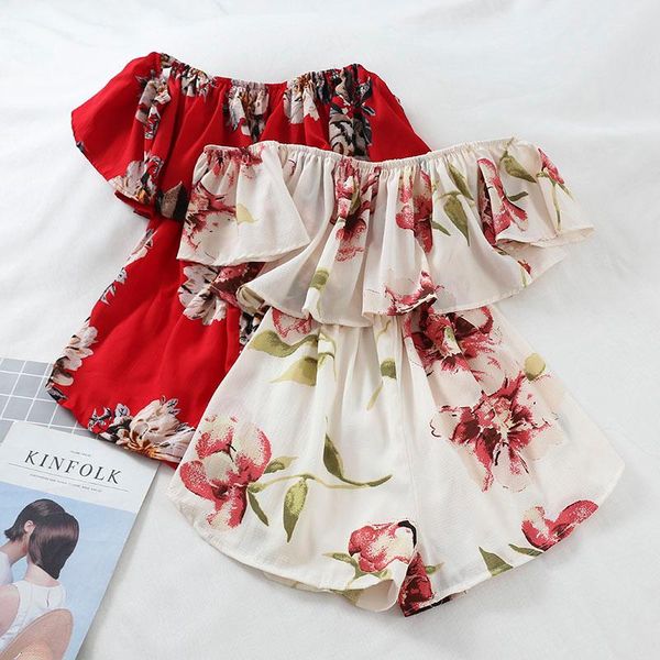 women's jumpsuits & rompers chic loose off shoulder flower high waist casual chiffon jumpsuit women summer clothes, Black;white
women's jumpsuits & rompers chic loose off shoulder flower high waist casual chiffon jumpsuit women summer clothes, Black;white
