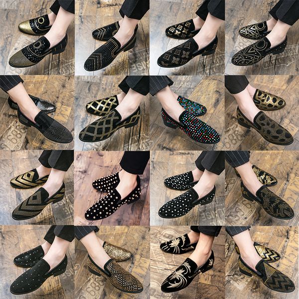 crystal diamond luxury brand men dress shoes flat casual shoe business office oxfords genuine leather designers metal buckle suede loafers p, Black
crystal diamond luxury brand men dress shoes flat casual shoe business office oxfords genuine leather designers metal buckle suede loafers p, Black