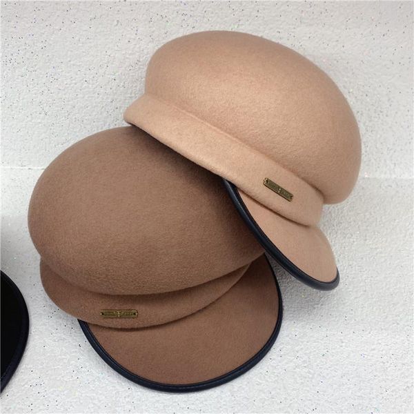 stingy brim hats 202109-dudu japan style winter wool fashion big hat pu leisure octagonal men women visors cap, Blue;gray
stingy brim hats 202109-dudu japan style winter wool fashion big hat pu leisure octagonal men women visors cap, Blue;gray
