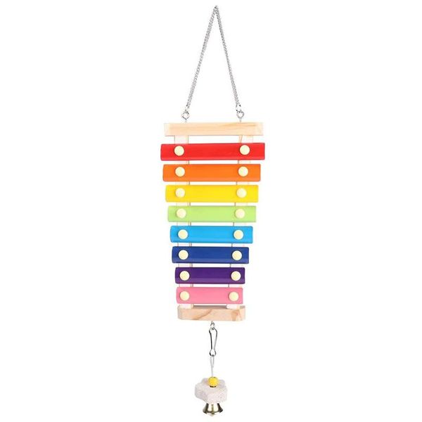other bird supplies chicken xylophone toy, suspensible wooden toy for hens with 8 metal key coop pecking bell
other bird supplies chicken xylophone toy, suspensible wooden toy for hens with 8 metal key coop pecking bell