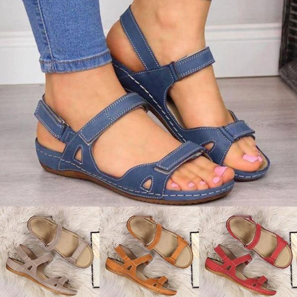 women casual sandals soft 3 colors patchwork ladies comfortable flat open toe beach shoes woman footwear, Black
women casual sandals soft 3 colors patchwork ladies comfortable flat open toe beach shoes woman footwear, Black