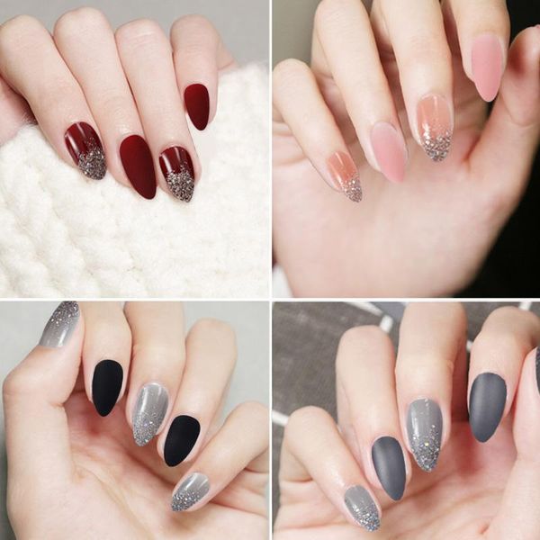 false nails 24 pcs color contrast nail set full cover fake artificial short packaging clear press on stick, Red;gold
false nails 24 pcs color contrast nail set full cover fake artificial short packaging clear press on stick, Red;gold