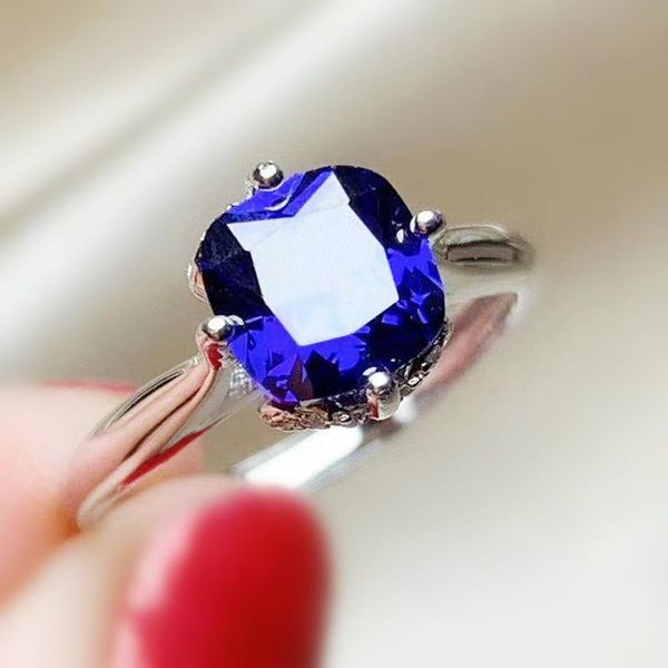 cluster rings per jewelry blue sapphire square style ring 6*6mm 1.2ct gemstone 925 sterling silver fine t204159, Golden;silver
cluster rings per jewelry blue sapphire square style ring 6*6mm 1.2ct gemstone 925 sterling silver fine t204159, Golden;silver