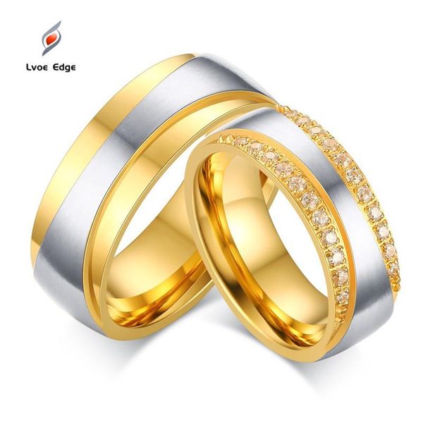 wedding rings modyle gold-color for lovers luxury cubic zirconia 7mm engagement forever love couple ring men and women, Slivery;golden
wedding rings modyle gold-color for lovers luxury cubic zirconia 7mm engagement forever love couple ring men and women, Slivery;golden