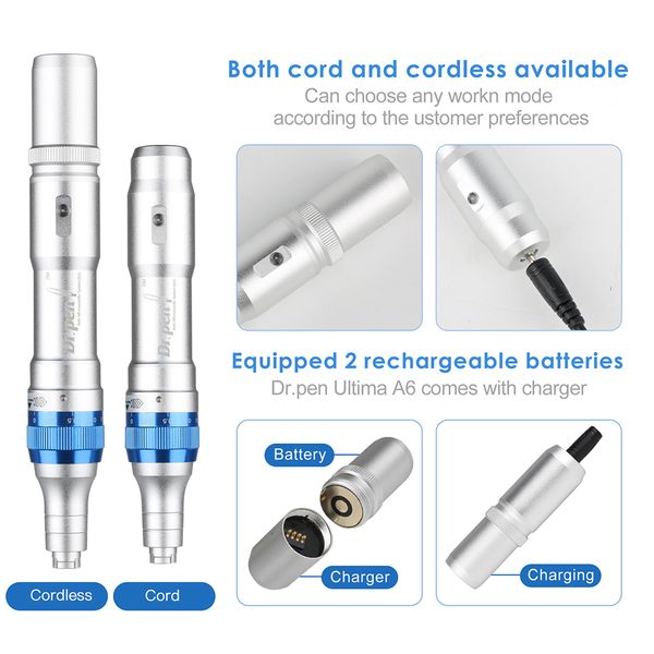 dr pen a6 auto micro needle wireless and wired machine electric micro rolling stamp therapy facial scar acne wrinkle removal per
dr pen a6 auto micro needle wireless and wired machine electric micro rolling stamp therapy facial scar acne wrinkle removal per