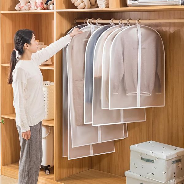 storage bags clothes dust bag coat cover transparent clothing hanger waterproof suitable for laundry bedroom wardrobe home supplies
storage bags clothes dust bag coat cover transparent clothing hanger waterproof suitable for laundry bedroom wardrobe home supplies