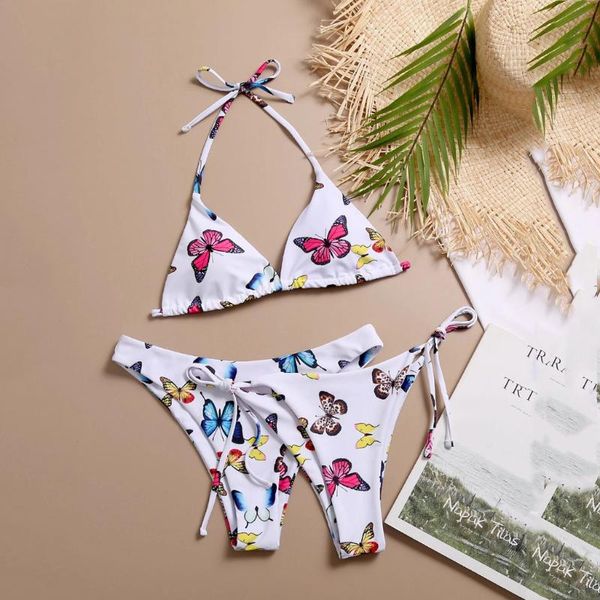 women bikini set butterfly print swimwear high waist tankini two pieces swimsuit ladies beachwear bathing costume clothes women's, White;black
women bikini set butterfly print swimwear high waist tankini two pieces swimsuit ladies beachwear bathing costume clothes women's, White;black