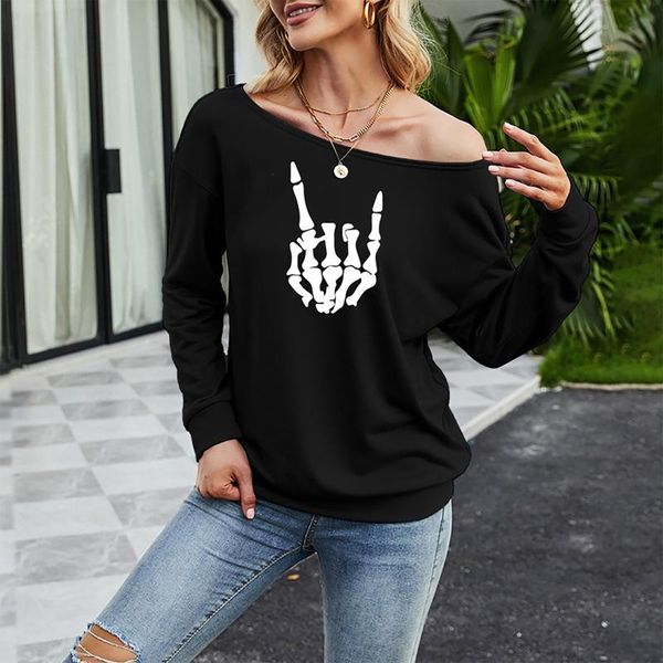women's hoodies & sweatshirts halloween blouse slouchy shoulder shirt fashion quirky print casual blouses and shirts ropa de mujer 2021, Black
women's hoodies & sweatshirts halloween blouse slouchy shoulder shirt fashion quirky print casual blouses and shirts ropa de mujer 2021, Black