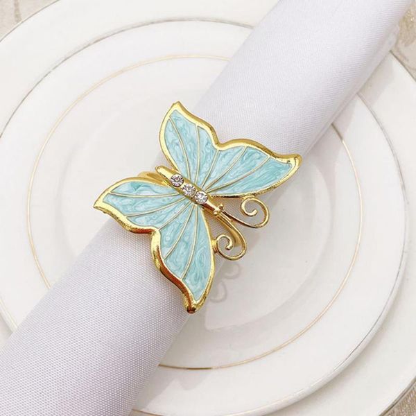 napkin rings 6pcs/set butterfly buckle ring circle alloy high strength holder table decoration for party
napkin rings 6pcs/set butterfly buckle ring circle alloy high strength holder table decoration for party