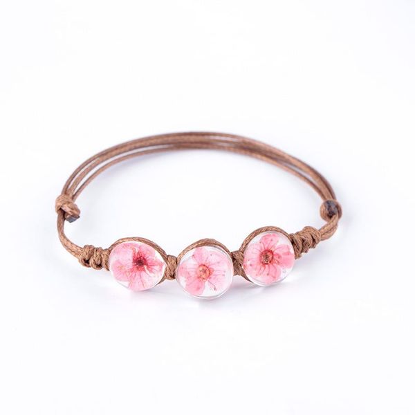 charm bracelets dried flower glass ball bracelet handmade woven beads plant specimen women jewelry drop, Golden;silver
charm bracelets dried flower glass ball bracelet handmade woven beads plant specimen women jewelry drop, Golden;silver