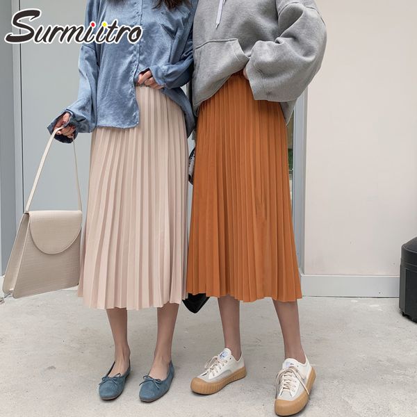 skirt surmiitro elegant midi pleated women 2021 spring autumn winter ladies korean red black high waist school long female
skirt surmiitro elegant midi pleated women 2021 spring autumn winter ladies korean red black high waist school long female