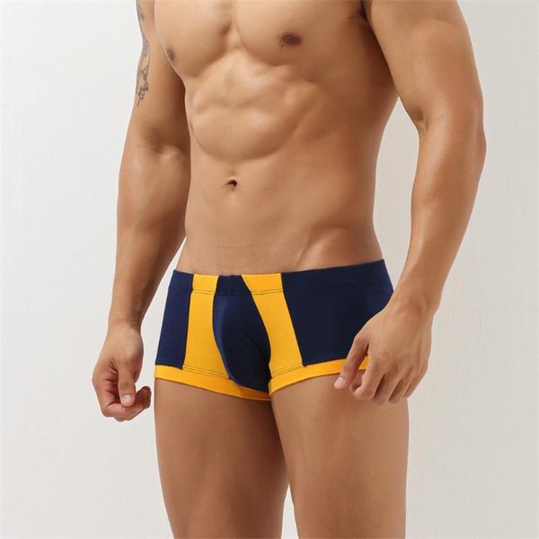 underpants wholesale men's soft & healthy cotton boxer shorts fashionable color matching males u-convex four-corner panties, Black;white
underpants wholesale men's soft & healthy cotton boxer shorts fashionable color matching males u-convex four-corner panties, Black;white
