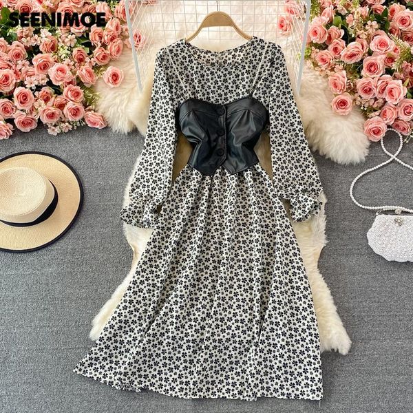 casual dresses seenimoe fashion vintage two piece dress + pu sling women mesh romantic floral tunic party long sleeve elegant midi, Black;gray
casual dresses seenimoe fashion vintage two piece dress + pu sling women mesh romantic floral tunic party long sleeve elegant midi, Black;gray