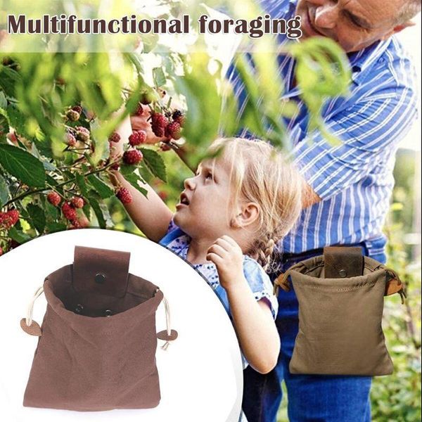 storage bags 23*21cm canvas fruit picking bag garden jungle outdoor camping 4colors 
storage bags 23*21cm canvas fruit picking bag garden jungle outdoor camping 4colors