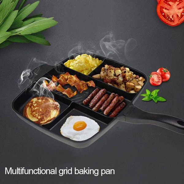 pans multifunctional saucepan frying baking roast divided pan 5 in 1 black square nonstick anti scald breakfast kitchen utensils
pans multifunctional saucepan frying baking roast divided pan 5 in 1 black square nonstick anti scald breakfast kitchen utensils