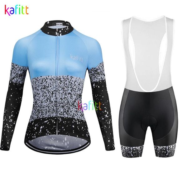 kafiwomen's long sleeve cycling jersey bib sets mtb short pants bicycle clothing conjunto feminino ciclismo maillot mujer racing, Black;blue
kafiwomen's long sleeve cycling jersey bib sets mtb short pants bicycle clothing conjunto feminino ciclismo maillot mujer racing, Black;blue