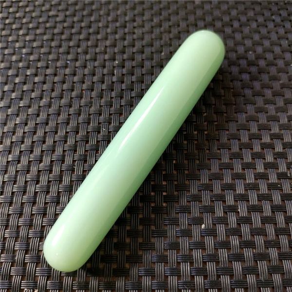 decorative objects & figurines 11cm green jade quartz crystal massage yoni wand for woman health or gift
decorative objects & figurines 11cm green jade quartz crystal massage yoni wand for woman health or gift