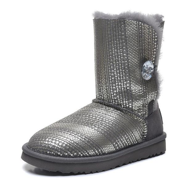 boots 5803 fashion sheep fur one rhinestone warm cotton shoes women winter snow, Black 
boots 5803 fashion sheep fur one rhinestone warm cotton shoes women winter snow, Black