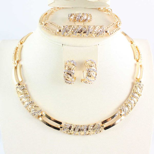 women african beads jewelry sets cz crystal necklace earring ring bracelet jewelries set gold color statement accessories 210706, Slivery;golden
women african beads jewelry sets cz crystal necklace earring ring bracelet jewelries set gold color statement accessories 210706, Slivery;golden