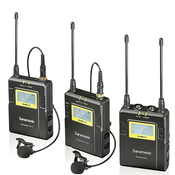 saramonic uwmic9 wireless microphone uhf lavalier video mic for dslr canon nikon sony camera recording microphones
saramonic uwmic9 wireless microphone uhf lavalier video mic for dslr canon nikon sony camera recording microphones