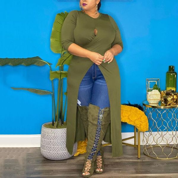 casual dresses 4xl 5xl plus size women long dress green hole solid high split ankle length elegant for evening party night club cloth vestid, Black;gray
casual dresses 4xl 5xl plus size women long dress green hole solid high split ankle length elegant for evening party night club cloth vestid, Black;gray
