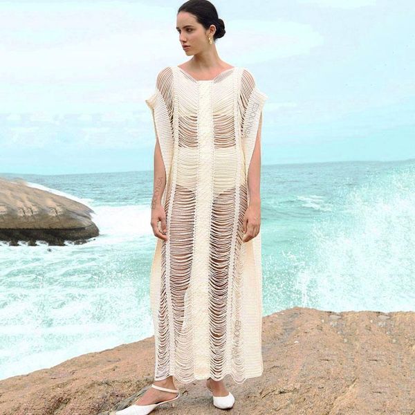 party dresses 2021 arrival bikini beach dress white lace tunic v-neck plus size women summer wear crochet kaftan n1262, White;black
party dresses 2021 arrival bikini beach dress white lace tunic v-neck plus size women summer wear crochet kaftan n1262, White;black