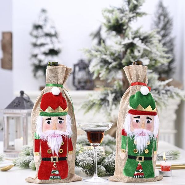 christmas decorations 2021 decoration for home wine bottle bags cover gift champagne holders xmas dinner table navidad decors
christmas decorations 2021 decoration for home wine bottle bags cover gift champagne holders xmas dinner table navidad decors