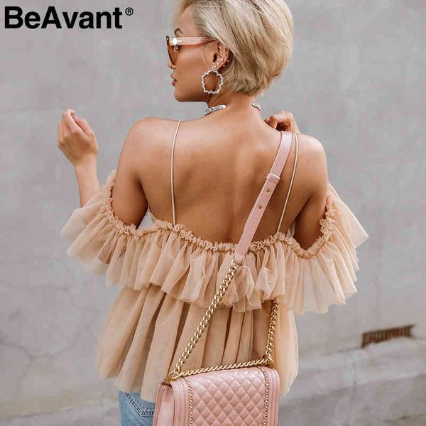 beavant off shoulder womens and blouses summer 2021 backless peplum female vintage ruffle mesh blouse shirt blusas, White
beavant off shoulder womens and blouses summer 2021 backless peplum female vintage ruffle mesh blouse shirt blusas, White