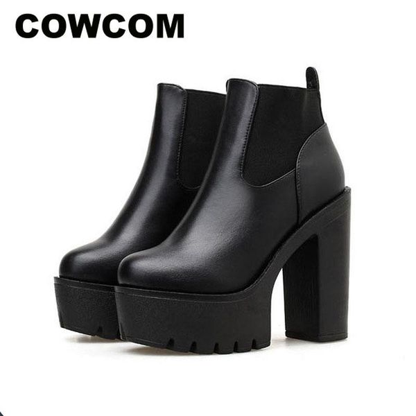 boots cowcom 2021 women autumn winter casual thick with round head sleeve high heel ankle 13cm, Black
boots cowcom 2021 women autumn winter casual thick with round head sleeve high heel ankle 13cm, Black
