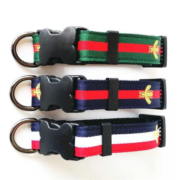 dog collars & leashes tide embroidery bee pet collar dog's suit supplies 2021 x0703
dog collars & leashes tide embroidery bee pet collar dog's suit supplies 2021 x0703