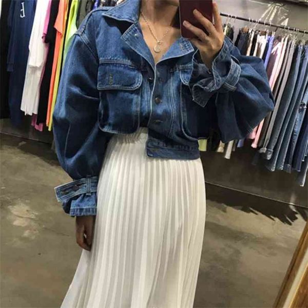 spring chic three-dimensional pocket high waist drop shoulder loose denim jacket bomber za3630 210427, Tan;black
spring chic three-dimensional pocket high waist drop shoulder loose denim jacket bomber za3630 210427, Tan;black