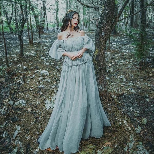 casual dresses super beauty fairy off shoulder dress pleated big swing robe puff sleeve long maxi women elegance tide beach party, Black;gray
casual dresses super beauty fairy off shoulder dress pleated big swing robe puff sleeve long maxi women elegance tide beach party, Black;gray