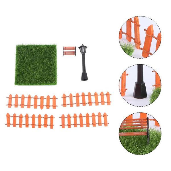 decorative flowers & wreaths 7pcs mini house lawn streetlamp chair decor miniature yard landscaping ornament
decorative flowers & wreaths 7pcs mini house lawn streetlamp chair decor miniature yard landscaping ornament